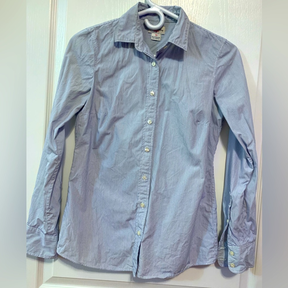 J. Crew Haberdashery Shirt Women's Size XS J Crew Button Down